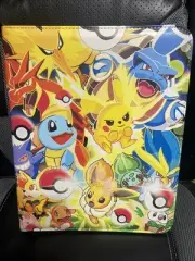 Pokémon TCG 3-Ring Pokemon Zip Binder 9-Pocket Charizard Pikachu Padded New
