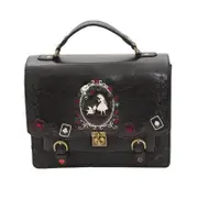 Women Vintage Messenger Bag Lolita Cute Handbags for Girls-Black