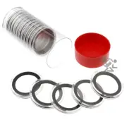Capsule Tube & 15 Air-Tite X36mm Coin Capsules 1oz Silver Libertad (1982-1995)