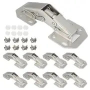 8-Pack Hinges for Cabinet Doors Frameless Cabinet Hinges 4" Concealed Cabinet...
