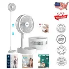 Rechargeable 4-Speed Remote Control Stand & Desk Fan – Ideal for Home & Outdoors