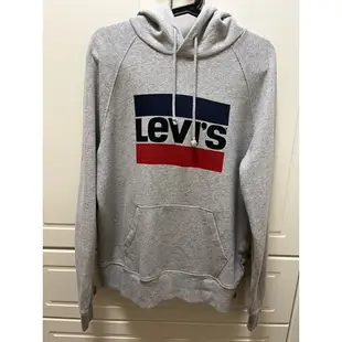 Levi’s 百搭灰色連帽上衣 M號