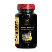 CHIA SEED EXTRACT OIL - Support Immunity system, Plant Based Omega 3 6 9 pills