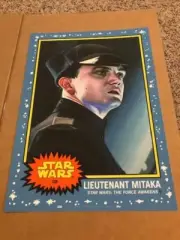 Topps STAR WARS Living 10x14 Fine Art Print GOLD 1/1 Lieutenant Mitaka