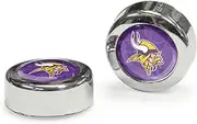 WinCraft Minnesota Vikings 2-Pack License Plate Screw Cap Cover Set