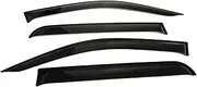 Window Visor Compatible for Toyota Hilux Revo Rocco 2015 2016 2017 2018 2019 2020 2021 2022 Sun Rain Guard Deflector Windshield Accessories(Black)