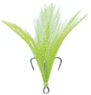 Ultra Point Dressed Triple Grip Treble Hook (Pack of 2), Black Nickel Hook/Wh...