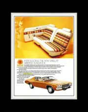 1974 Plymouth Satellite Sebring Sundance - Matted for 11x14 Frame