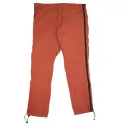 Heron Preston Orange Side Zipper Pants