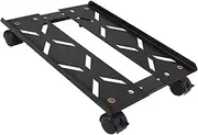 MagiDeal Computer Tower Stand PC Stand Holder Sturdy Stable Accessory PC Cart with 4 Caster Wheels for Home Office Gaming Rooms, Adjustable