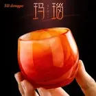 Agate Jade Porcelain Teacups Chinese Style Tea Bowls Kung Fu Tea Set Retro