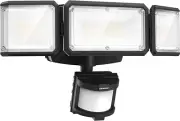 LEPOWER Battery Powered LED Flood Light Outdoor,1500Lm Motion Sensor Security Li