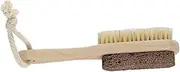 1pc Double Sided Brush Foot Scraper Bristles Foot File Callus Dead Skin Remover Pedicure Care Accessory Safe for Dry Hard Skin Removal