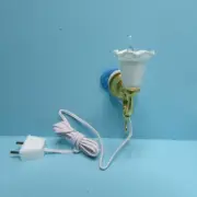Dollhouse Miniature House 12V Electric Frosted Tulip Shade Wall Sconce MH930
