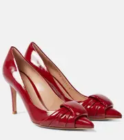 [Gianvito Rossi] Gianvito Rossi 85 patent leather pumps AU 6 red