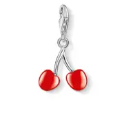 Genuine THOMAS SABO Sterling Silver Red Cherries Charm Pendant CC383
