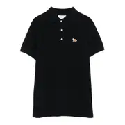 [Maison Kitsuné] Maison Kitsuné Fox-embroidered Polo Shirt M BLACK