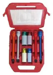 Emax 408-D5EK - Torque Ext Bar/Socket Set 1/2" 8 Piece