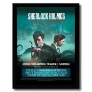 2023 Sherlock Holmes The Awakened Framed Print Ad/Poster Series X PS5 PC Switch