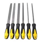 6X metal File Set 8" 200 mm Half Round Flat Half Round Wood Rasp Triangular AU