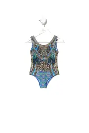 KIDS SWIM ONE PIECE 4-10 ANIMAL ARMY