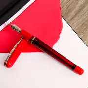 Pineider Avatar Twin Tank Touchdown Fountain Pen - Devil Red
