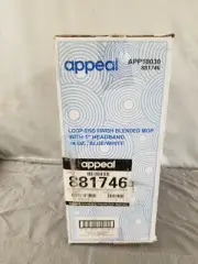 APPEAL BLENDED FINISH MOP BLUE/WHITE 24 OZ. 1 IN. HEAD BAND