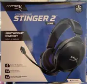 HyperX Cloud Stinger 2 Core PS Gaming Headset Headphones - Black