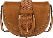 Fossil Women's Harwell Leather Small Flap Crossbody Purse Handbag for Women