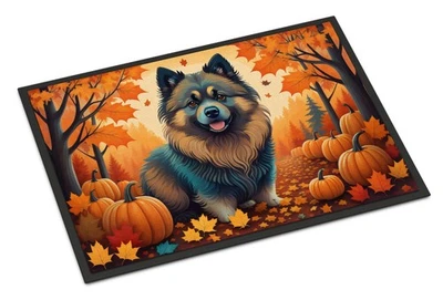 NEW Keeshond Fall Doormat Front Door Mat Indoor Outdoor Rugs for Entryway, Non