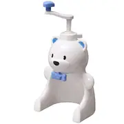 Pearl Life Manual Shaver Ice Maker - White Polar Bear Ice Maker Kakigori Snow Cone