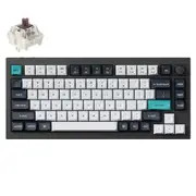 (Ex-Demo) Keychron Q1 Max QMK/VIA Wireless Black Custom Mechanical Keyboard - Brown Switch [KBKCQ1MM3-DEMO]