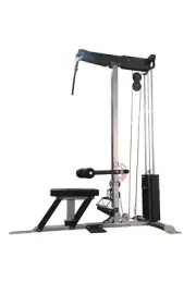 Commercial 110kg Lat Pull Down / Low Row Machine (Black Color)