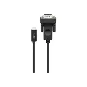 Goobay USB-C to VGA Adapter Cable (1080p 60 Hz) Black 1.80m - Black