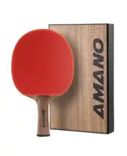Killerspin SVR Amano Ping Pong Paddle Professional-Grade Red Black Amano