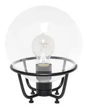 Lalia Home Old World Globe Glass Table Lamp