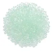 2000 Pcs Glass Seed Beads, 3mm Mini Glass Seed Spacer Bead, Mint Green