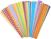 MUELODSIC 60pcs Paper Quilling Strips for Art Flower Crafting and Handmade Decorations for Weddings Parties and Creative Projects
