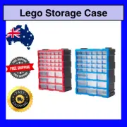 Construction Storage Case - Assorted 39-Drawer Lego Block Construction Kids Home