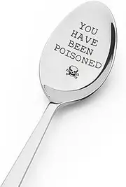 Halloween Gifts for Best Friend Spoon for Husband Boyfriend Birthday Christmas Presents for Girlfriend Wife Prank Gifts for Mom Dad Joke Gifts from Daughter Son You Have Been Poisoned Spoons