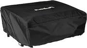 Blackstone 1724 Waterproof 600D Polyester Heavy Duty Flat top Gas Grill Cover Exclusively Fits 22" Griddle Cooking Station Without Hood, Black