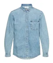 denim shirt XL,L light blue