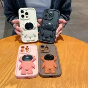 3D Astronaut With Bracket Phone Case For iPhone 15 Pro Max. 4 Colours.