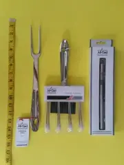 ALL CLAD Stainless Fork Turkey Lifters Digital Thermometer Tools Utensils Lot