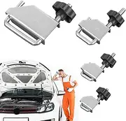Hose Clamp Set - Hose Clamps | Pipe Clamps | Metal 4Pieces Pipes Clampe | Assortment U-bolt Repair Tool Adjustable Heavy Duty Exhaust Clammp Sets For Trucks - 10.5x8.5cm/4.13x3.35 Inches