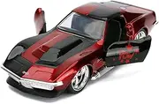Jada Toys Batman 69 Corvette Stingray Harley Quinn 1:32 Scale Hollywood Ride Diecast Vehicle