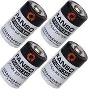 Fanso ER14250H 3.6V 1/2 AA Lithium Battery 1.2Ah, Compatible with LS14250 (4 Batteries)