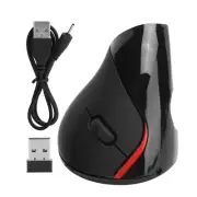 (black)Ergonomic Wireless Mouse 5D Vertical Right Hand Mouse With USB Receiv Fit
