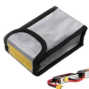 Vgvgaj Battery Storage Bag Fireproof - Battery Storage Guard Protector - Portable Safety Boxes for Transportation, Wear-Resistant Charging Bag