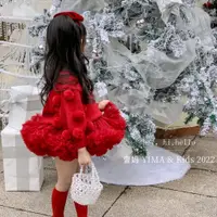 在飛比找蝦皮商城精選優惠-【RICONINI】耶誕新年新品女童紅色毛衣TuTu裙兒童過